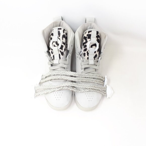 Reebok Wonder Woman Freestyle Hi Cheetah Shoe Sneaker FW4658 Grey Womens Size 7 - Picture 8 of 12